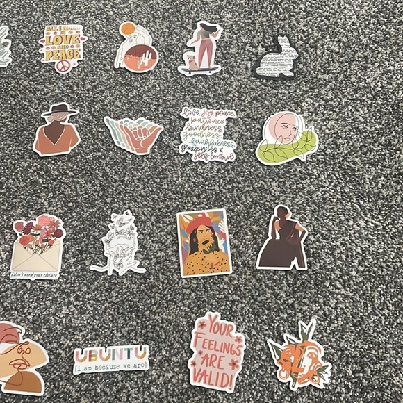 Set of‎ 20 Boho Stickers - Picture 3 of 3